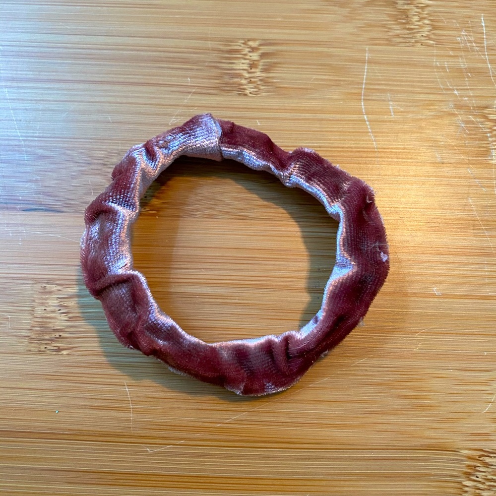 Velvet hair tie